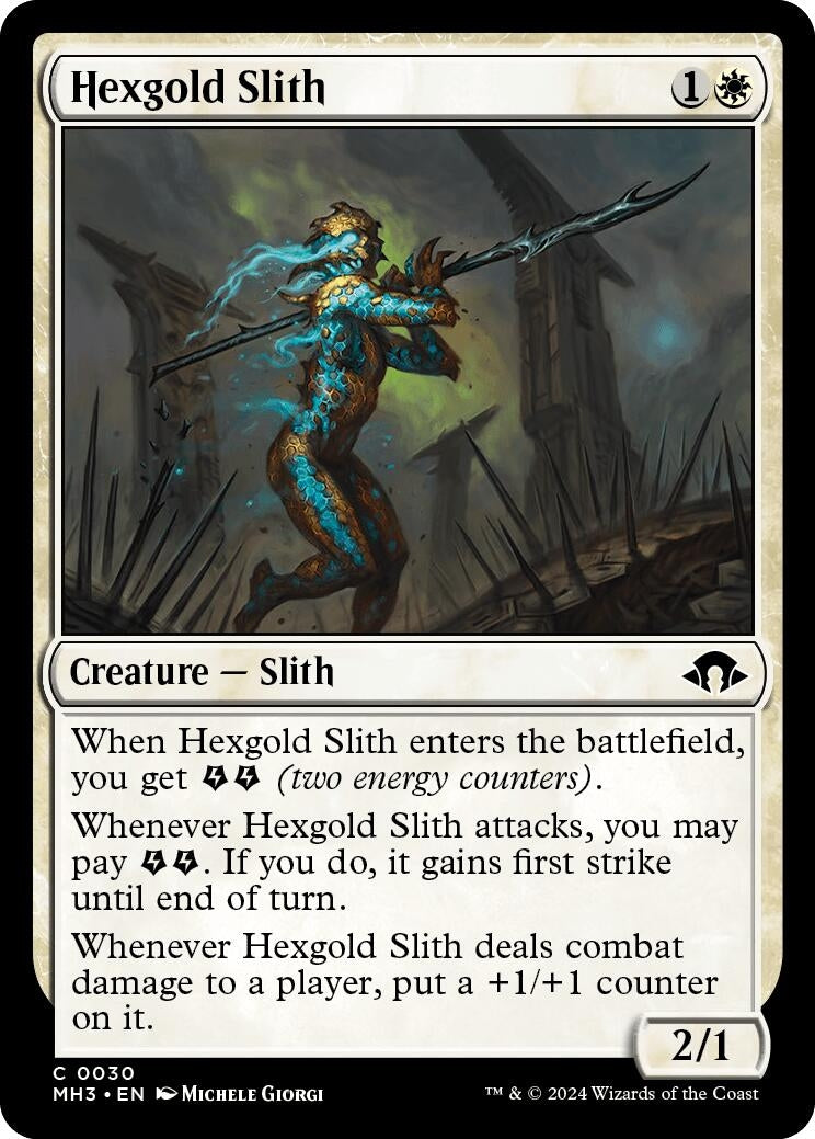 Image for Hexgold Slith (30) (Modern Horizons 3) - Magic: The Gathering