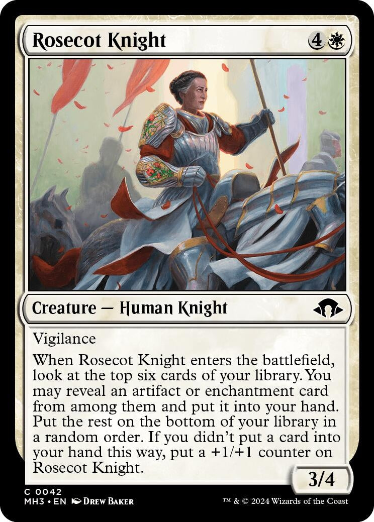Image for Rosecot Knight (42) (Modern Horizons 3) - Magic: The Gathering