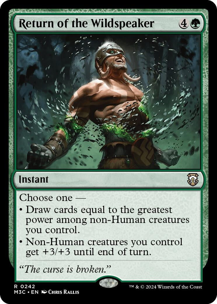 Image for Return of the Wildspeaker (242) - Magic: The Gathering