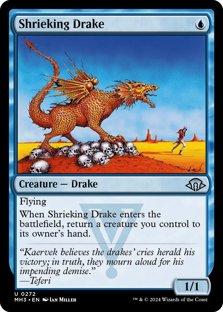 Image for Shrieking Drake (272) (Modern Horizons 3) - Magic: The Gathering