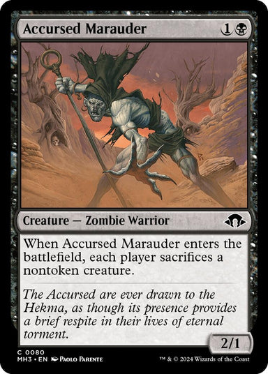 Image for Accursed Marauder (80) (Modern Horizons 3) - Magic: The Gathering