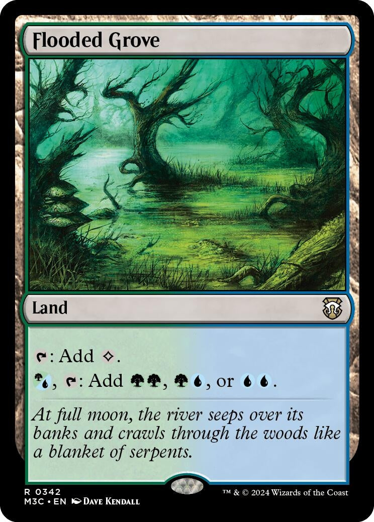 Image for Flooded Grove (342) - Magic: The Gathering