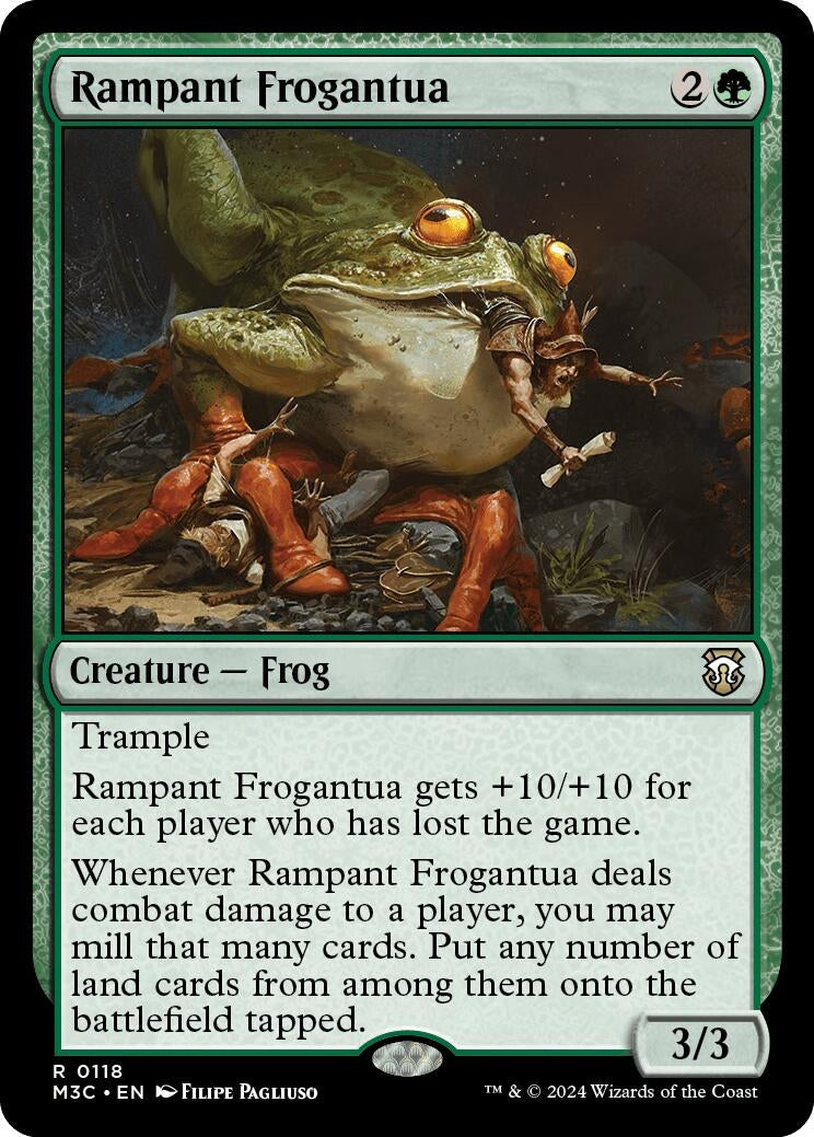 Image for Rampant Frogantua (118) - Magic: The Gathering