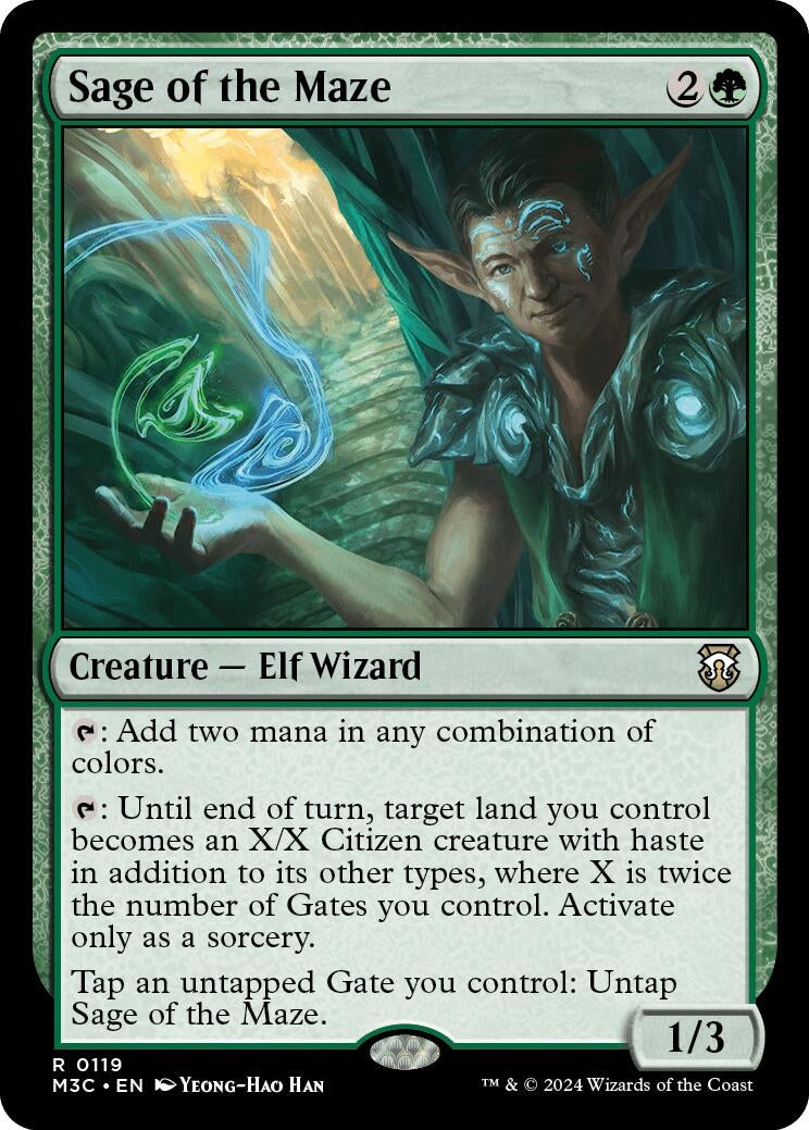 Image for Sage of the Maze (119) - Magic: The Gathering