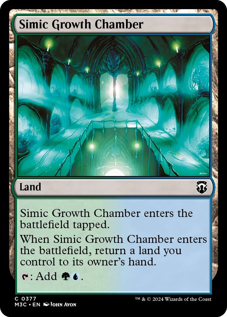 Image for Simic Growth Chamber (377) - Magic: The Gathering