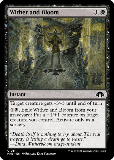 Image for Wither and Bloom (111) (Modern Horizons 3) - Magic: The Gathering