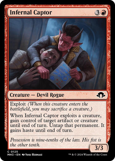 Image for Infernal Captor (125) (Modern Horizons 3) - Magic: The Gathering