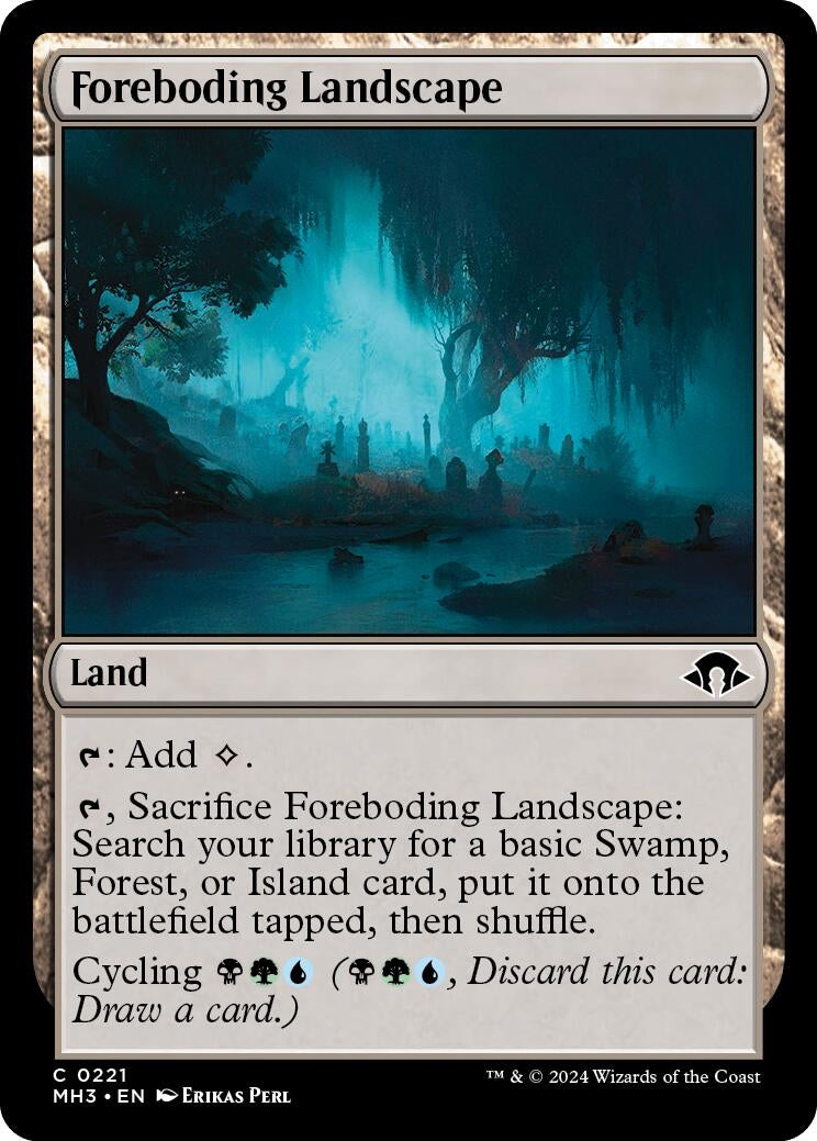 Image for Foreboding Landscape (221) (Modern Horizons 3) - Magic: The Gathering