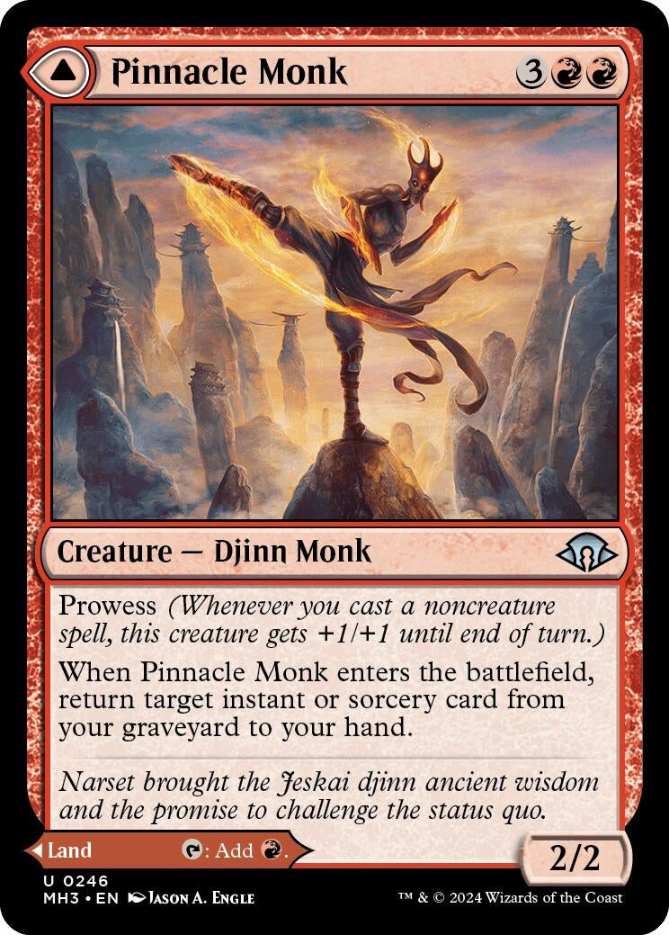 Image for Pinnacle Monk (246) (Modern Horizons 3) - Magic: The Gathering