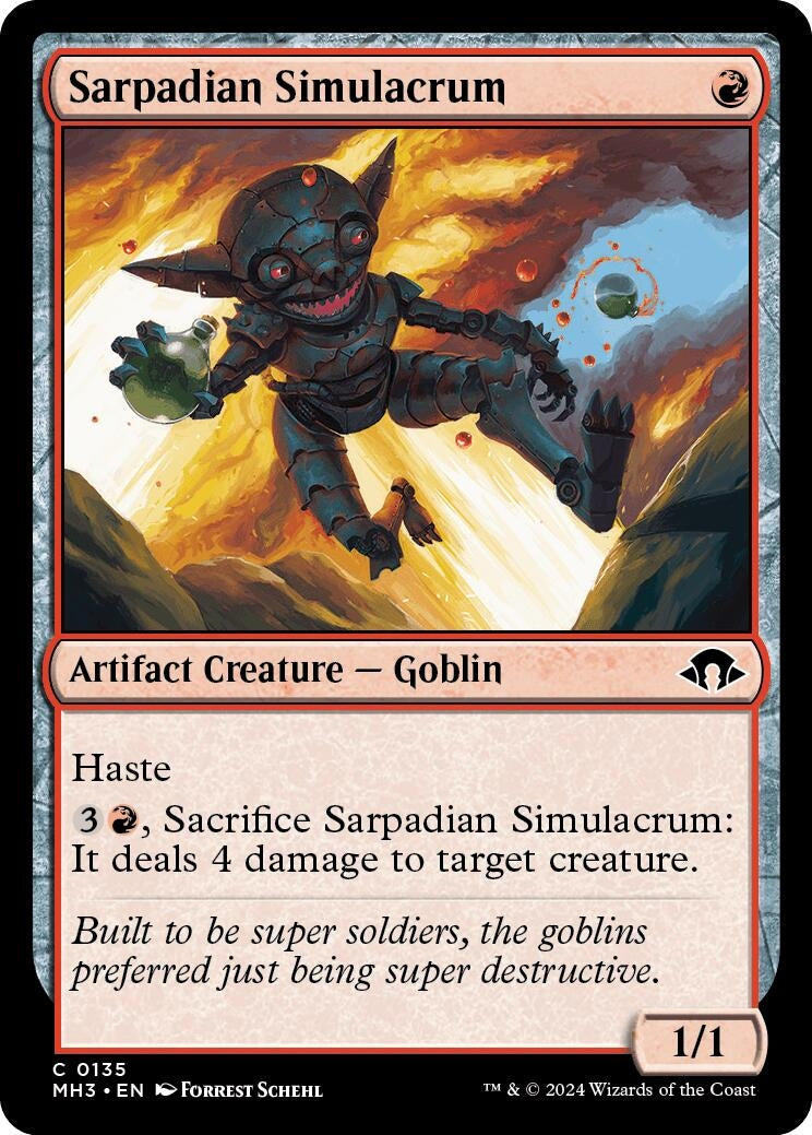 Image for Sarpadian Simulacrum (135) (Modern Horizons 3) - Magic: The Gathering