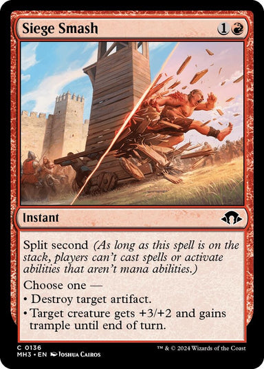 Image for Siege Smash (136) (Modern Horizons 3) - Magic: The Gathering