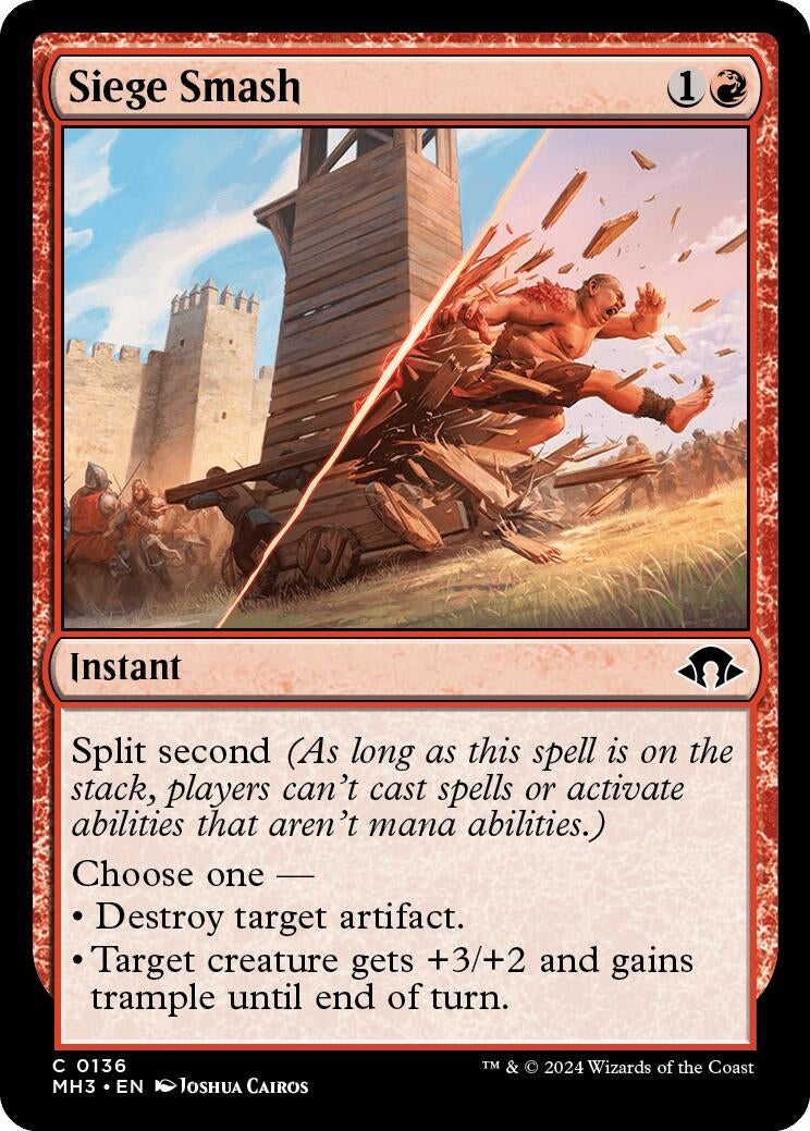 Image for Siege Smash (136) (Modern Horizons 3) - Magic: The Gathering