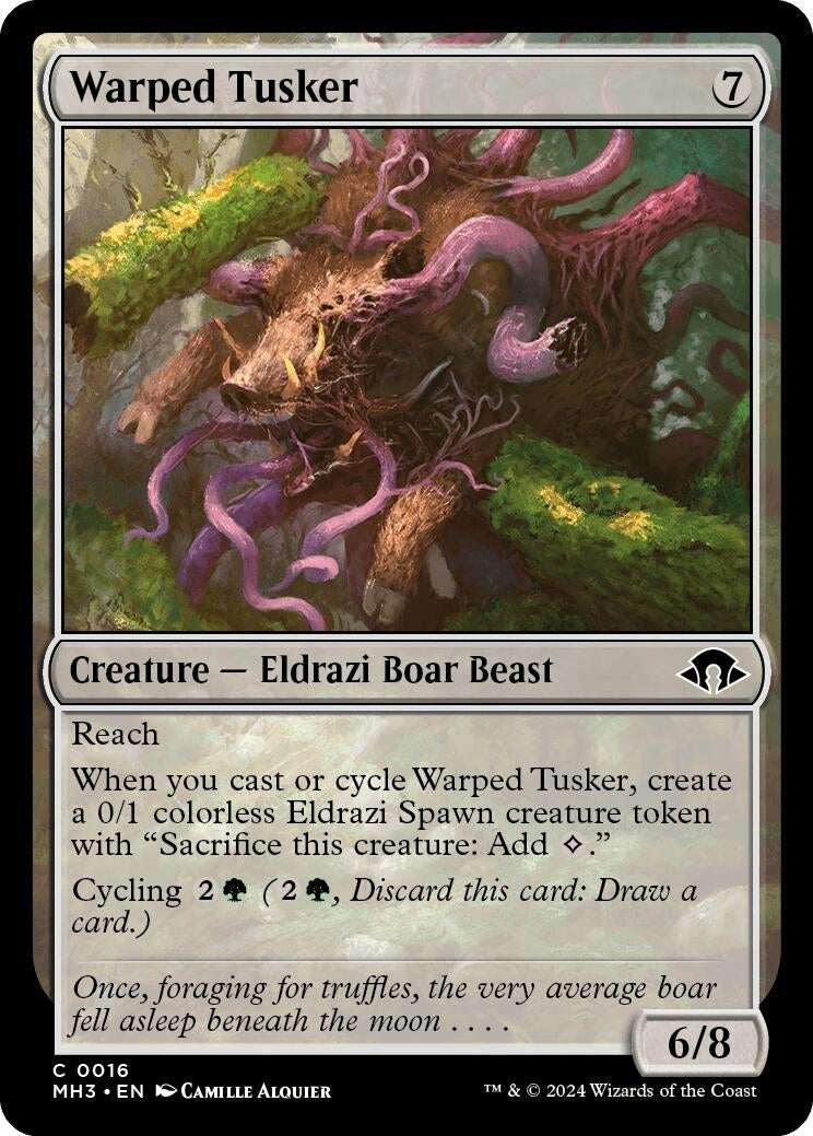 Image for Warped Tusker (16) (Modern Horizons 3) - Magic: The Gathering