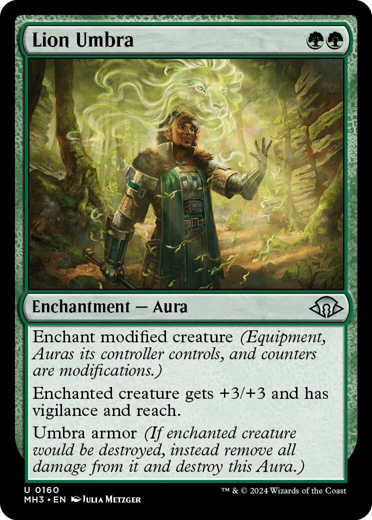Image for Lion Umbra (160) (Modern Horizons 3) - Magic: The Gathering