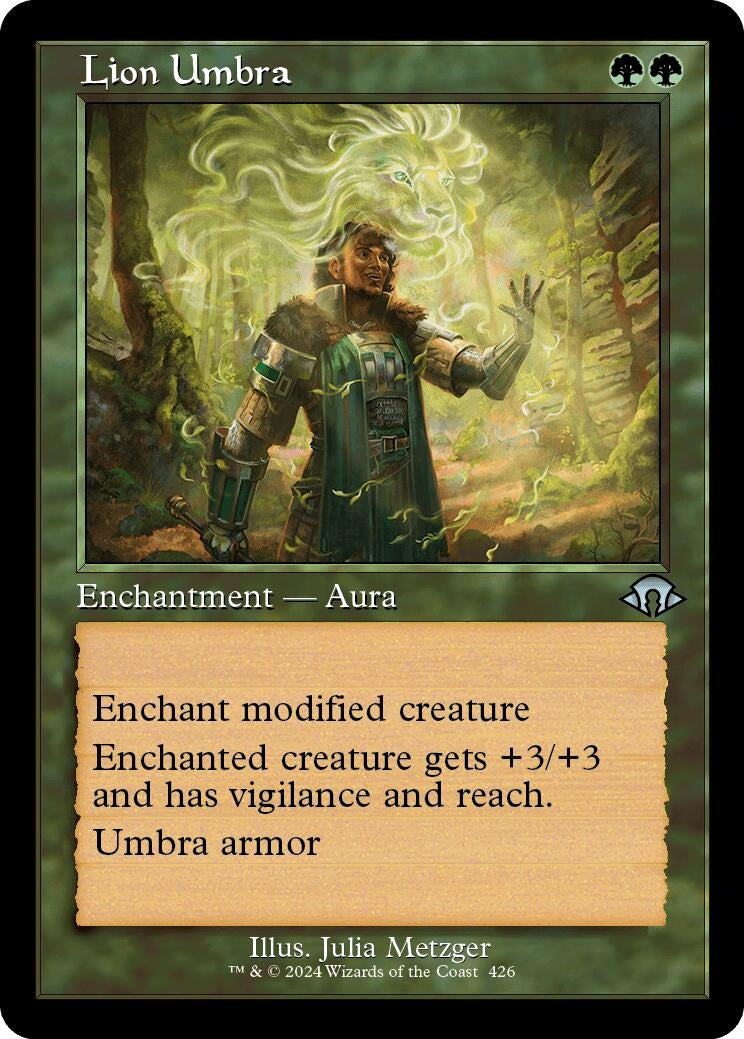 Image for Lion Umbra (Retro Frame) (426) (Modern Horizons 3) - Magic: The Gathering