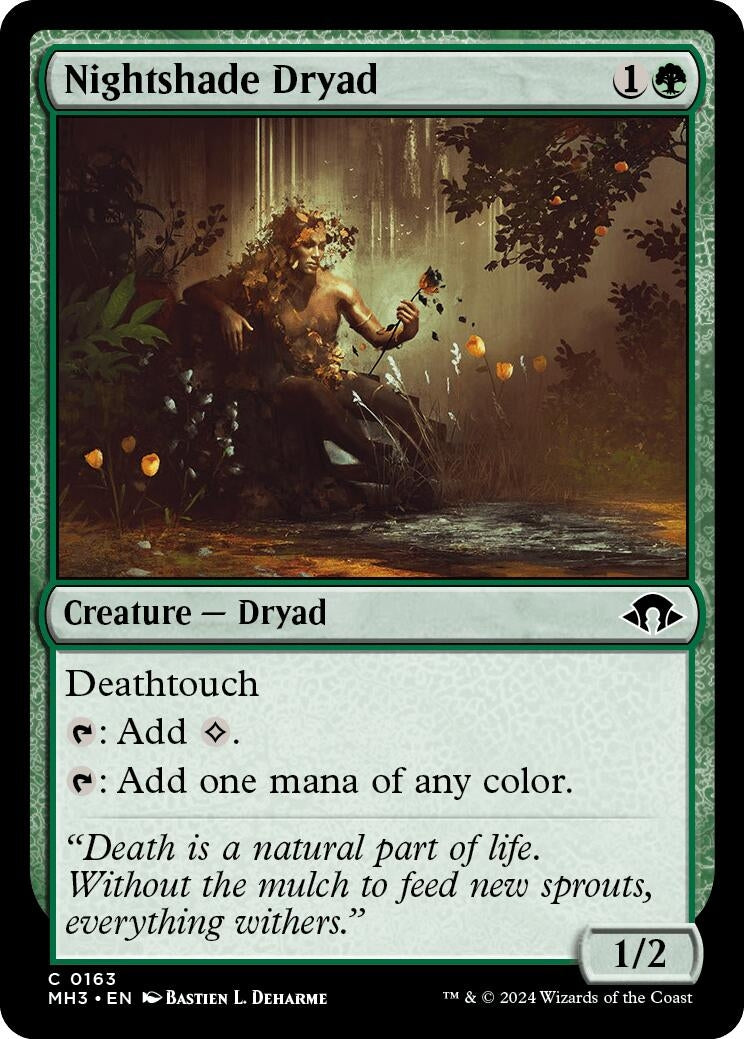 Image for Nightshade Dryad (163) (Modern Horizons 3) - Magic: The Gathering