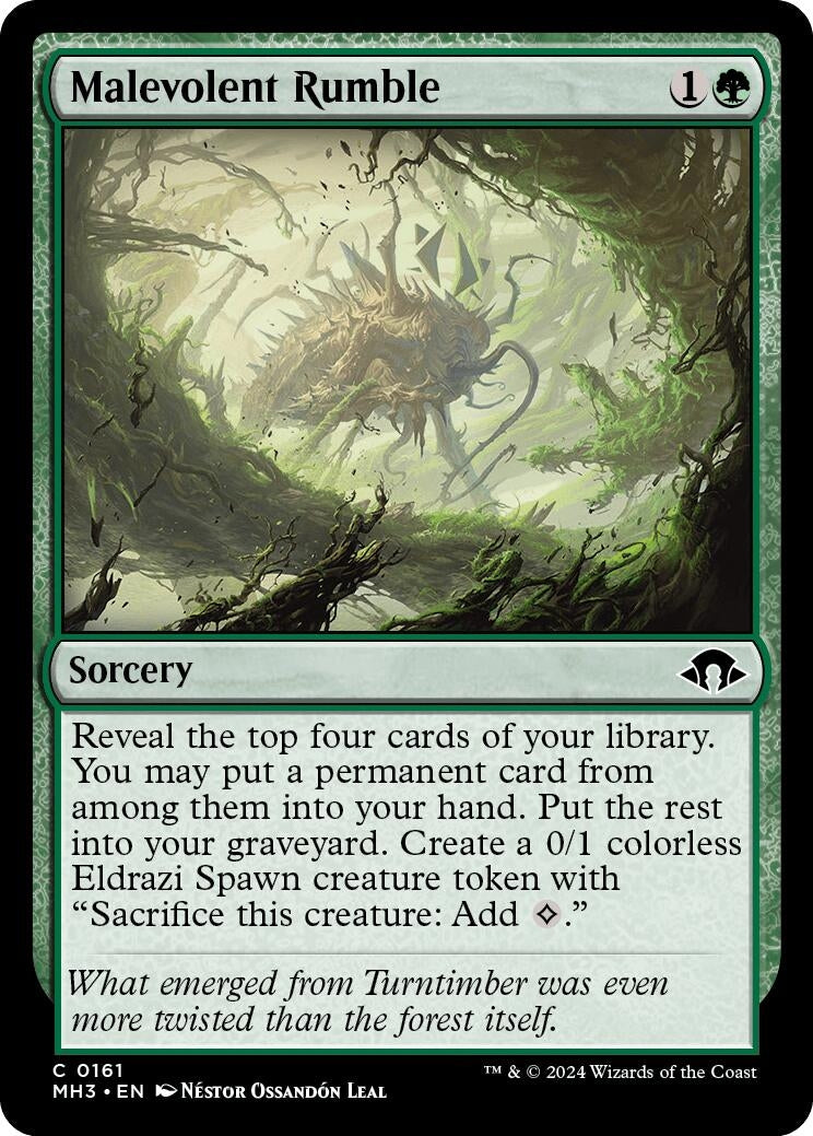 Image for Malevolent Rumble (161) (Modern Horizons 3) - Magic: The Gathering