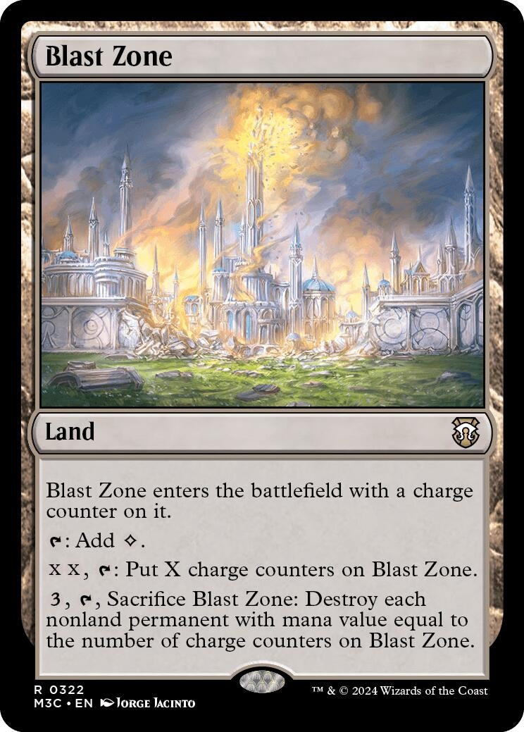 Image for Blast Zone (Ripple Foil) (322) - Magic: The Gathering