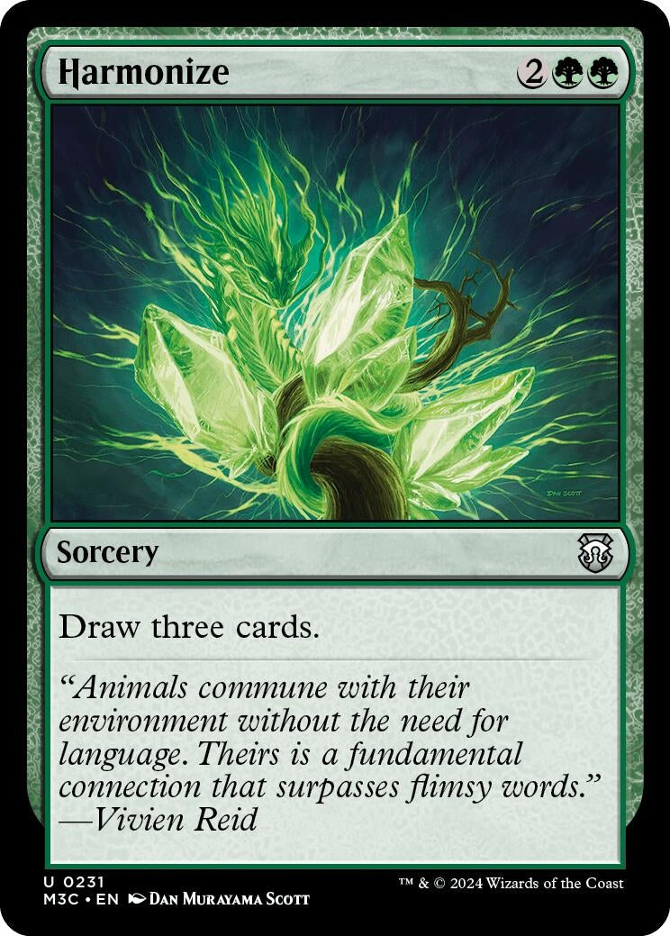Image for Harmonize (Ripple Foil) (231) - Magic: The Gathering