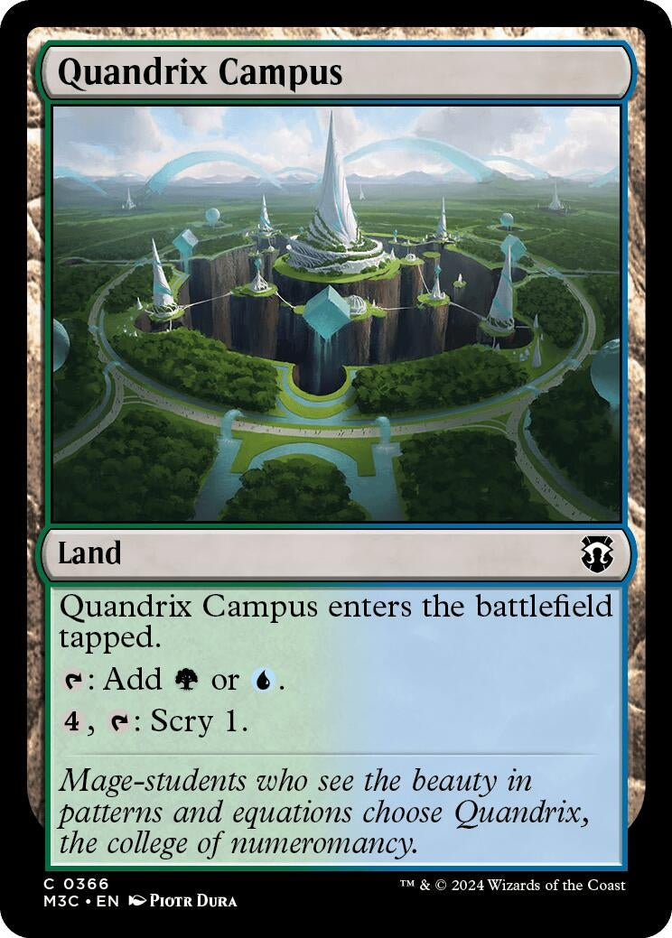 Image for Quandrix Campus (Ripple Foil) (366) - Magic: The Gathering