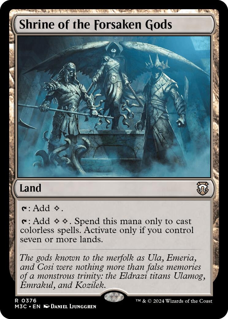 Image for Shrine of the Forsaken Gods (Ripple Foil) (376) - Magic: The Gathering