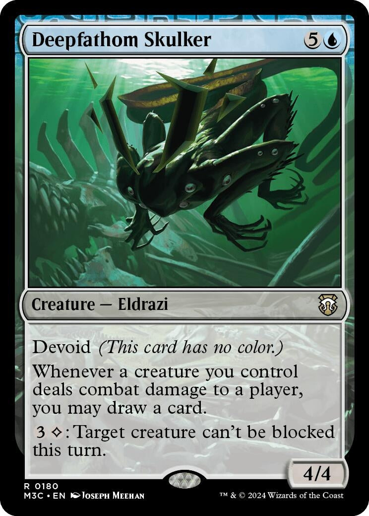 Image for Deepfathom Skulker (Ripple Foil) (180) - Magic: The Gathering