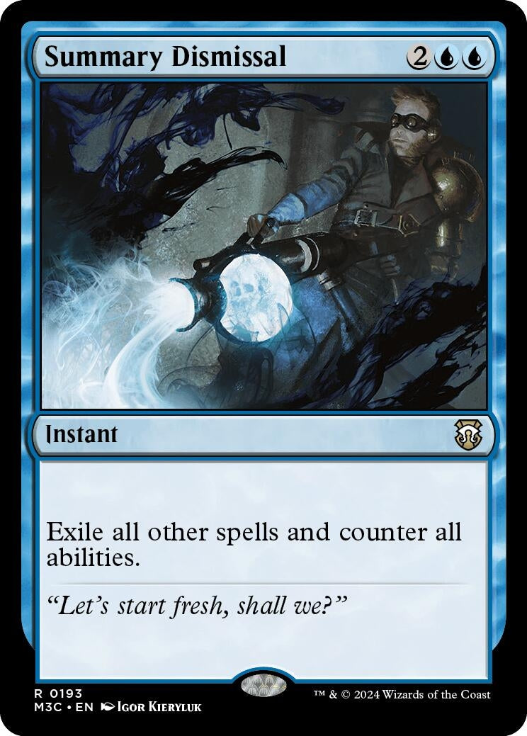 Image for Summary Dismissal (Ripple Foil) (193) - Magic: The Gathering