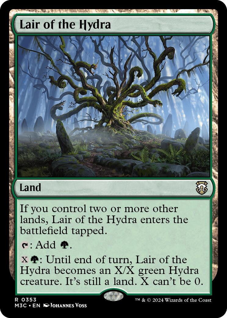 Image for Lair of the Hydra (Ripple Foil) (353) - Magic: The Gathering