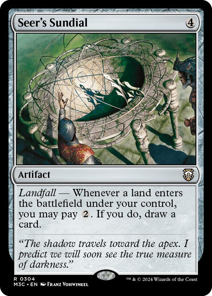 Image for Seer's Sundial (Ripple Foil) (304) - Magic: The Gathering