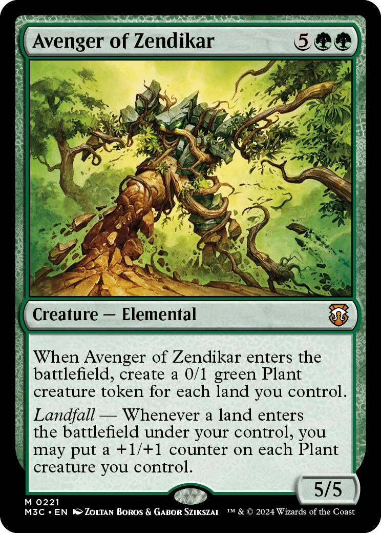 Image for Avenger of Zendikar (Ripple Foil) (221) - Magic: The Gathering