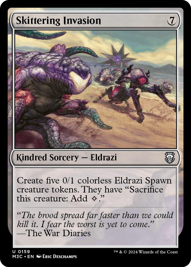 Image for Skittering Invasion (Ripple Foil) (159) - Magic: The Gathering