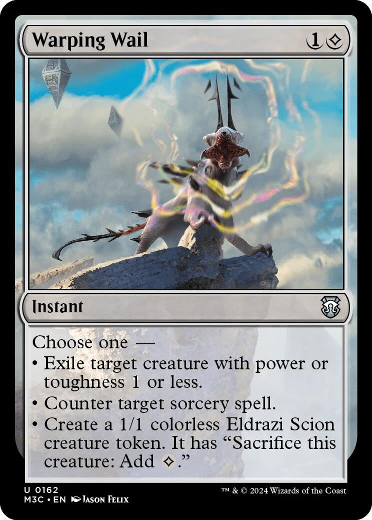 Image for Warping Wail (Ripple Foil) (162) - Magic: The Gathering