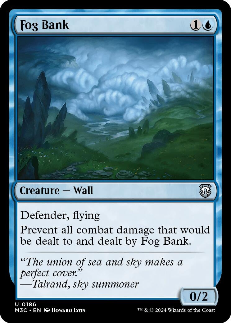 Image for Fog Bank (Ripple Foil) (186) - Magic: The Gathering