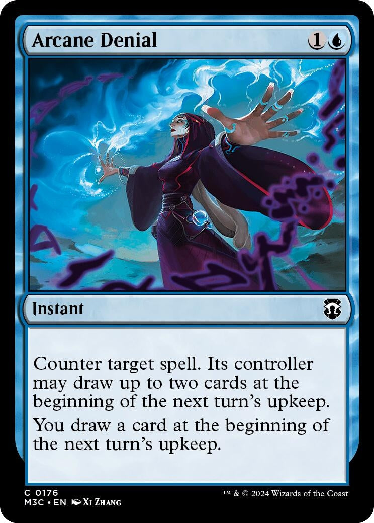 Image for Arcane Denial (Ripple Foil) (176) - Magic: The Gathering