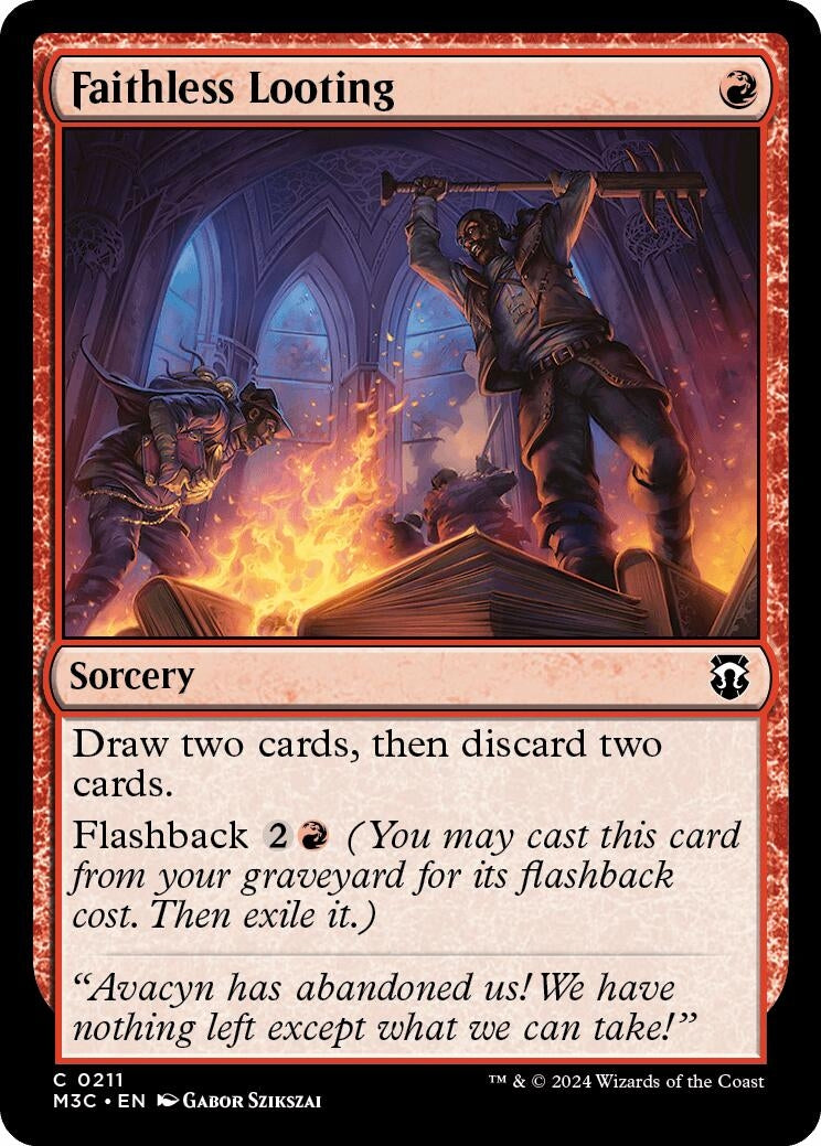 Image for Faithless Looting (211) - Magic: The Gathering