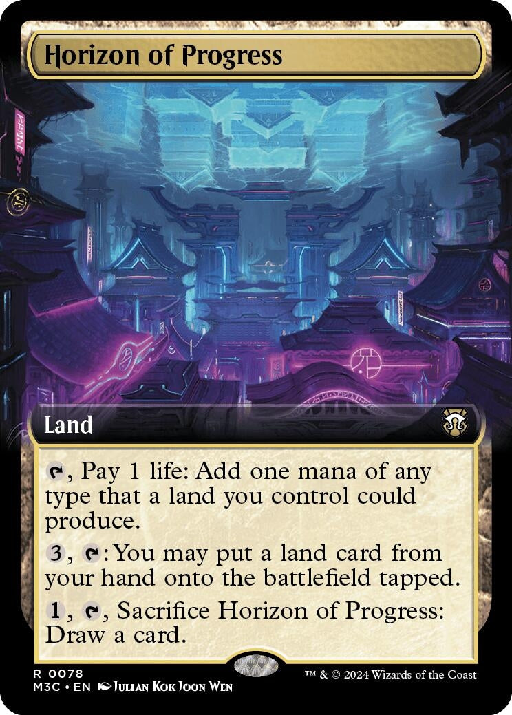 Image for Horizon of Progress (Extended Art) (78) - Magic: The Gathering