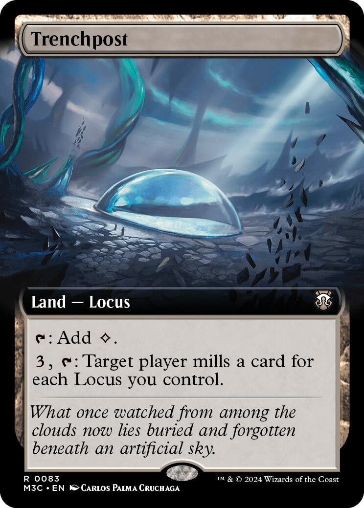 Image for Trenchpost (Extended Art) (83) - Magic: The Gathering