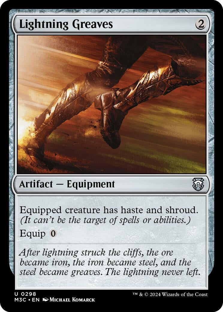 Image for Lightning Greaves (298) - Magic: The Gathering