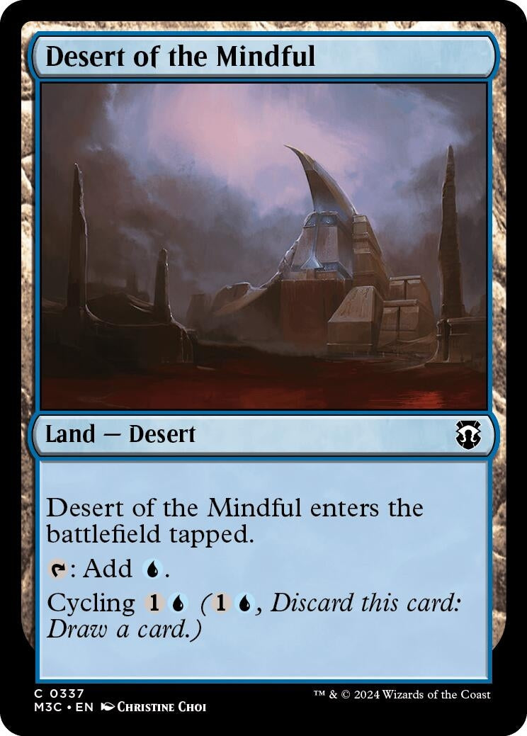 Image for Desert of the Mindful (Ripple Foil) (337) - Magic: The Gathering
