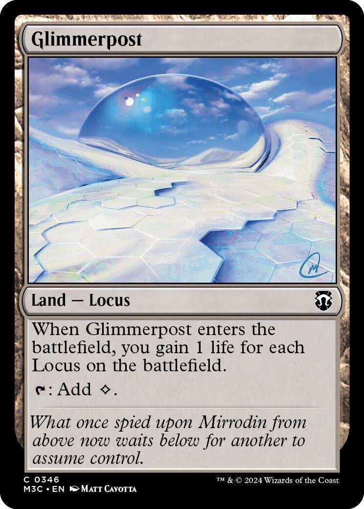 Image for Glimmerpost (Ripple Foil) (346) - Magic: The Gathering