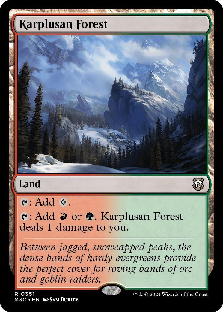 Image for Karplusan Forest (Ripple Foil) (351) - Magic: The Gathering
