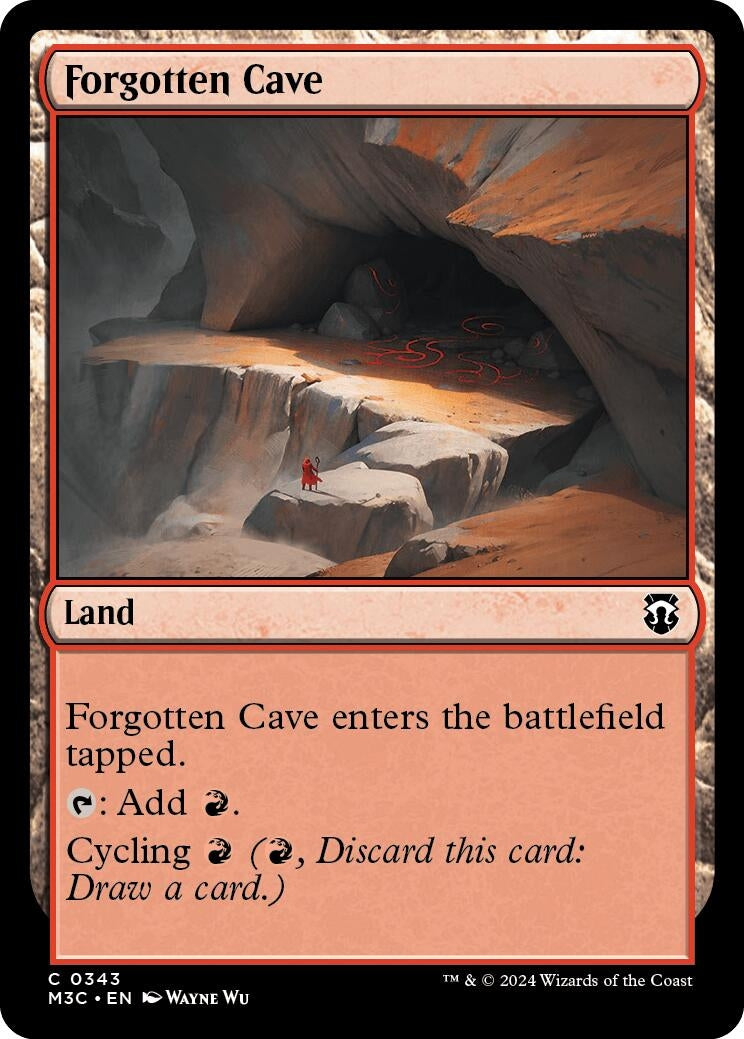 Image for Forgotten Cave (343) - Magic: The Gathering