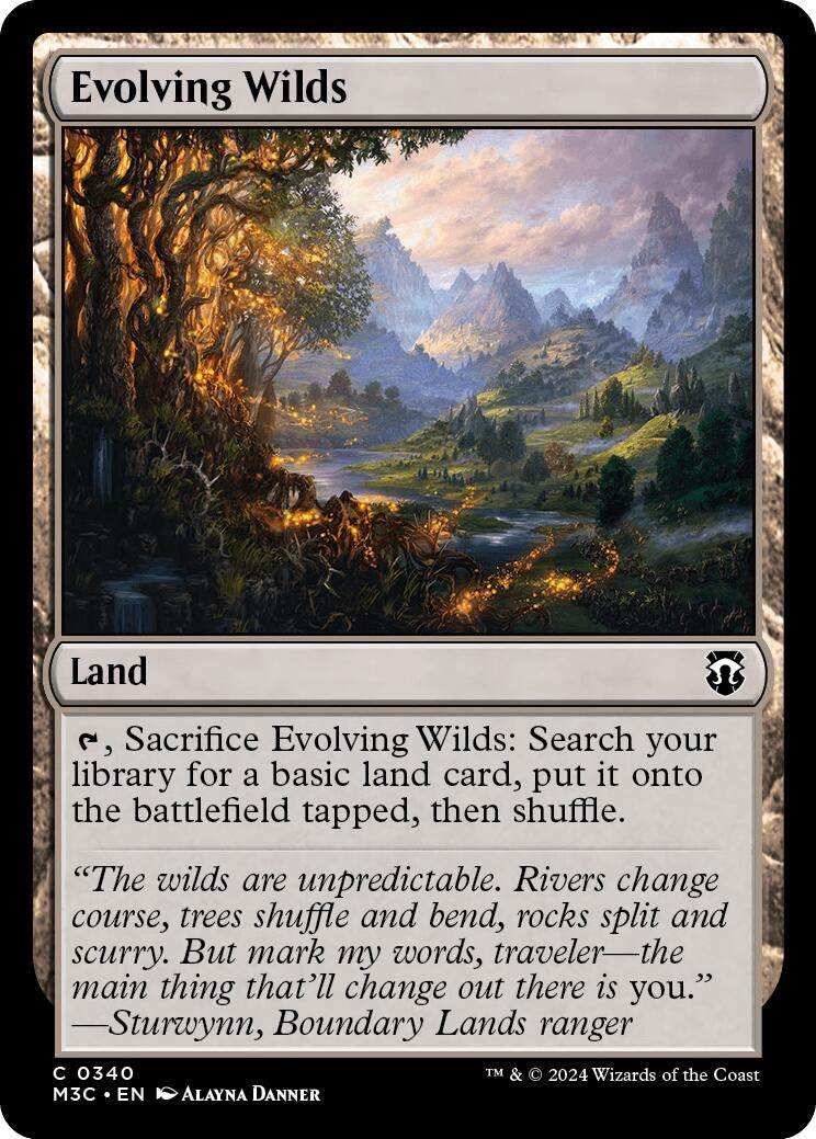 Image for Evolving Wilds (340) - Magic: The Gathering