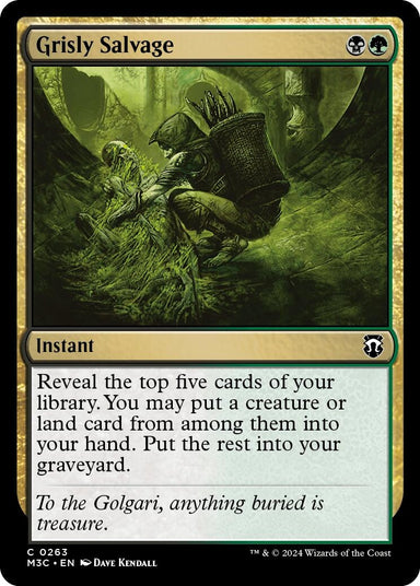 Image for Grisly Salvage (263) - Magic: The Gathering