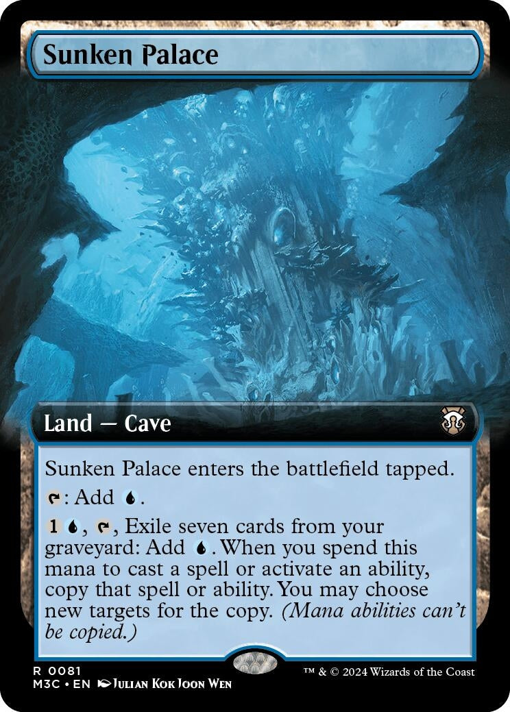 Image for Sunken Palace (Extended Art) (Ripple Foil) (81) - Magic: The Gathering