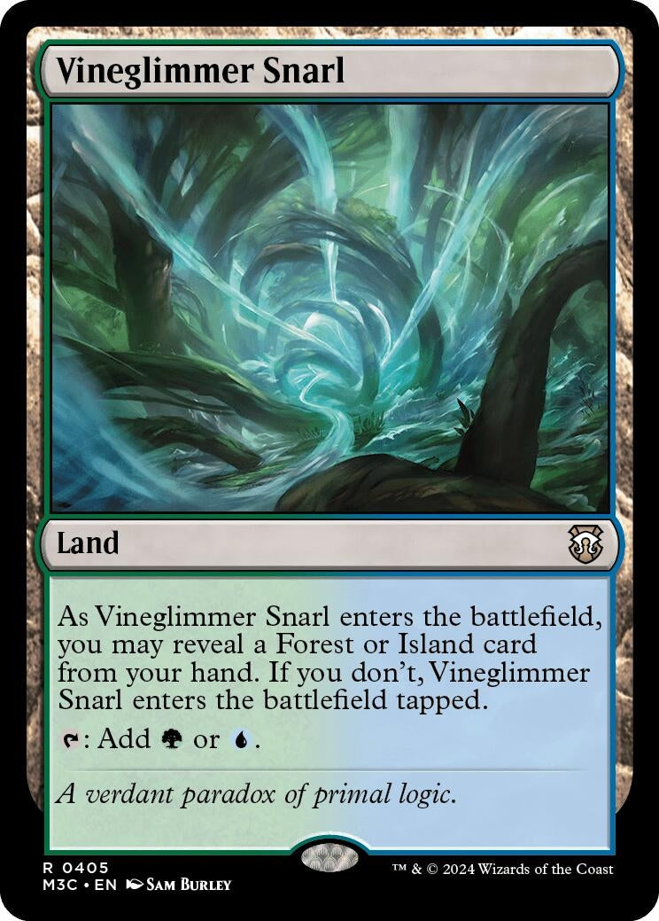 Image for Vineglimmer Snarl (Ripple Foil) (405) - Magic: The Gathering