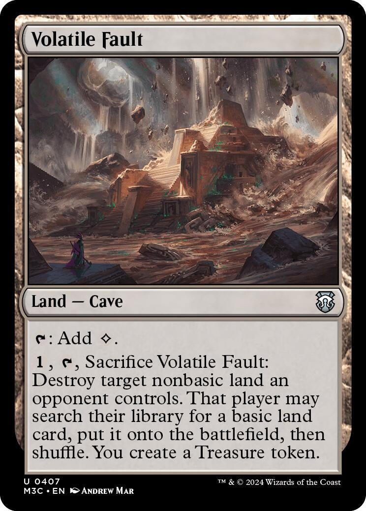 Image for Volatile Fault (Ripple Foil) (407) - Magic: The Gathering