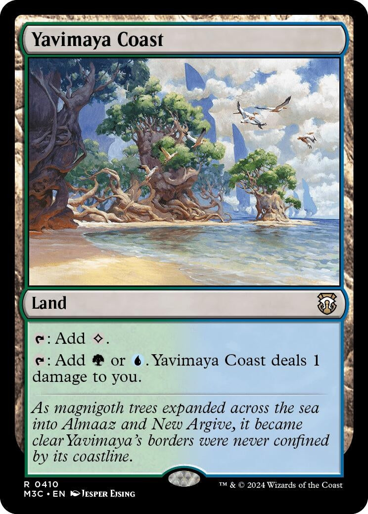 Image for Yavimaya Coast (Ripple Foil) (410) - Magic: The Gathering