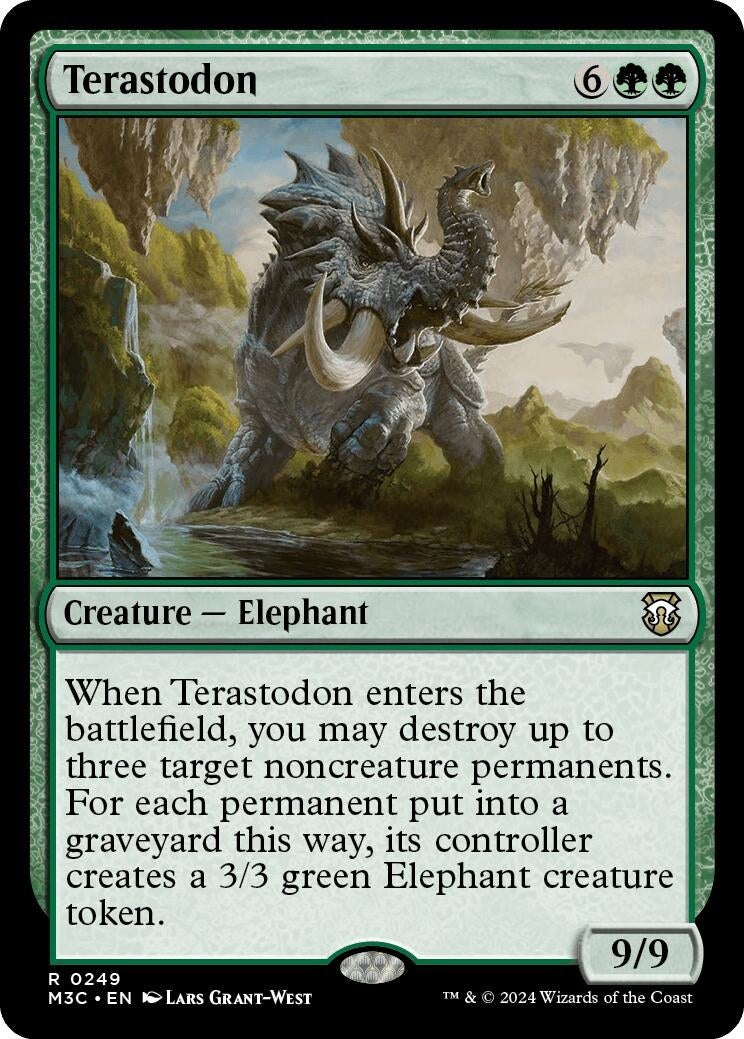 Image for Terastodon (Ripple Foil) (249) - Magic: The Gathering