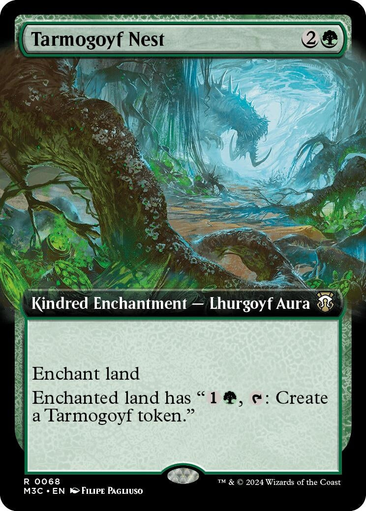 Image for Tarmogoyf Nest (Extended Art) (68) - Magic: The Gathering
